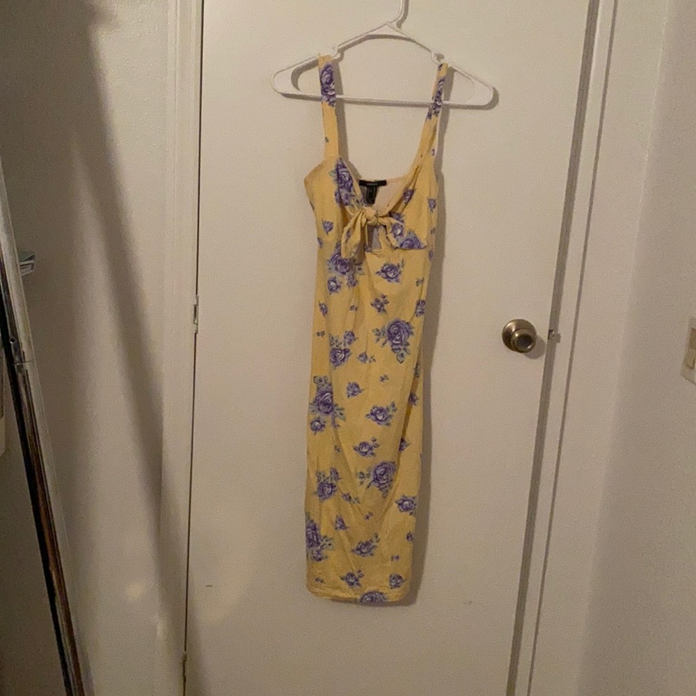 Yello floral dress